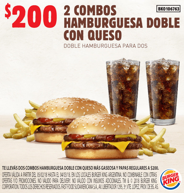 BURGER KING® Argentina Ofertas & Promociones